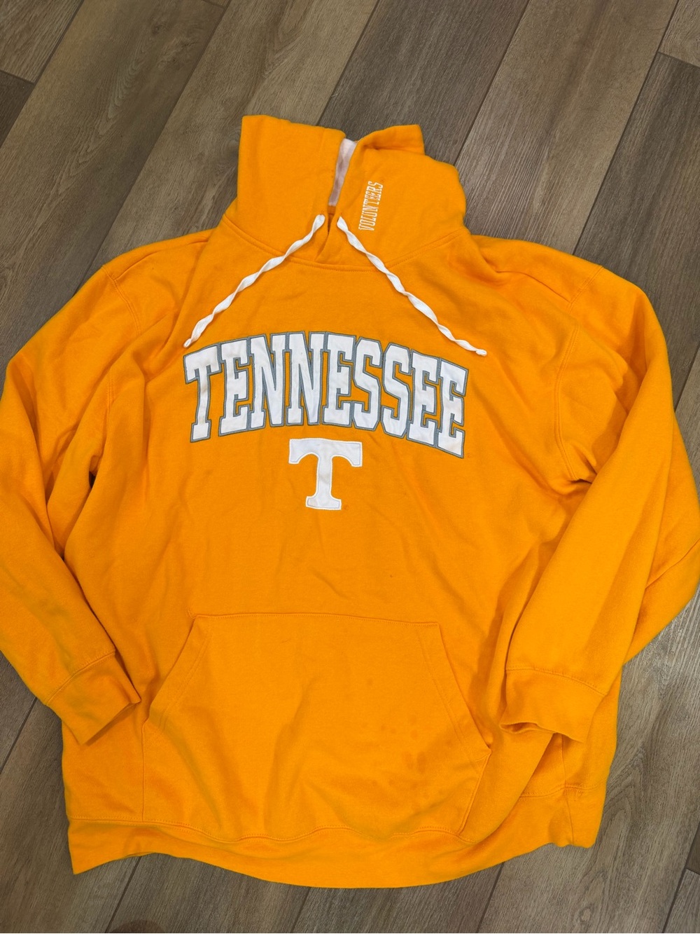 Colosseum Orange and White Men's Hoodie